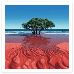 art print of tree at Broome, Western Australia