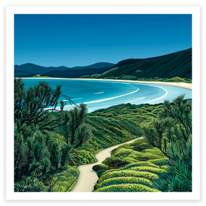 art print of Bruny Island, Tasmania, Australia