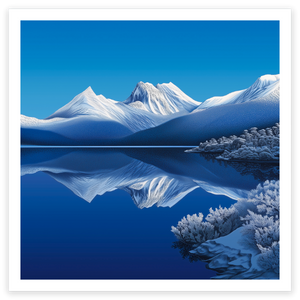 art print of Cradle Mountain in snow, Tasmania, Australia