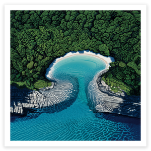 art print of honeymoon bay, NSW, Australia