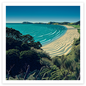 art print of lottin point, east cape, new zealand