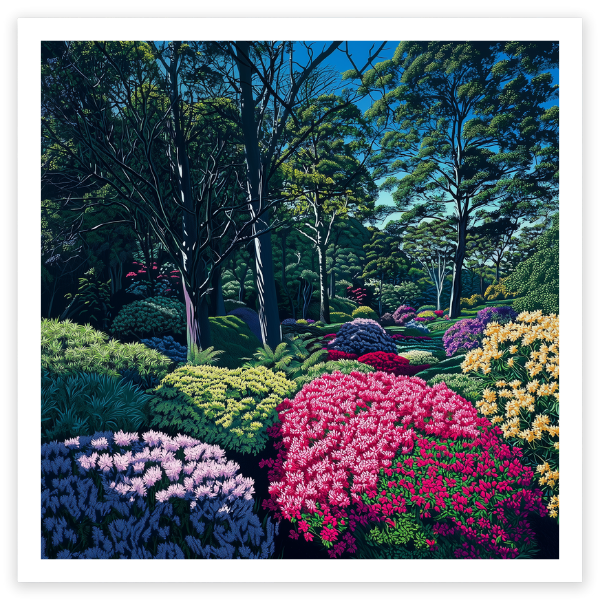 art print of Mount Lofty Botanic Gardens, South Australia