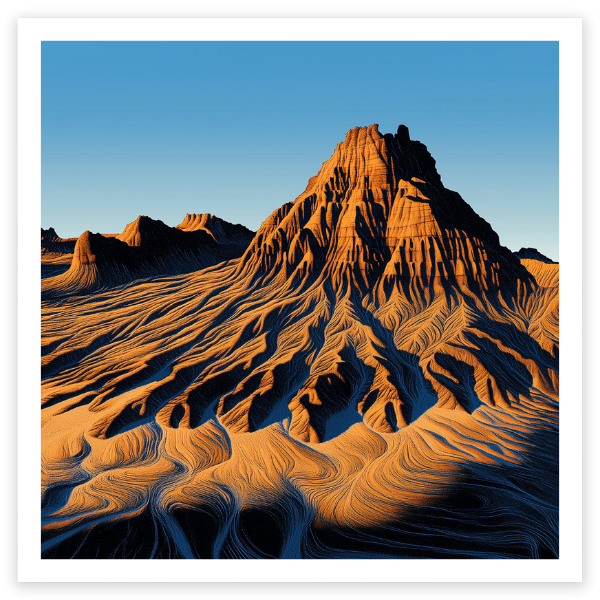 art print of Mungo National Park, NSW, Australia