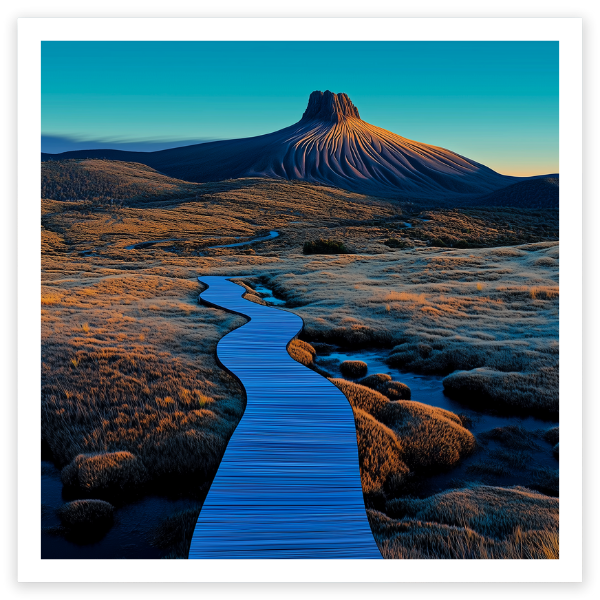 art print of Overland Track, Tasmania, Australia