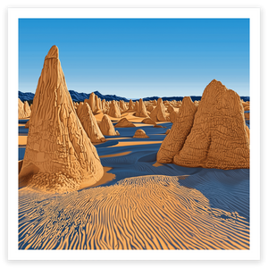 art print of Pinnacles Desert, Western Australia