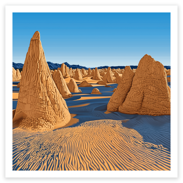 art print of Pinnacles Desert, Western Australia