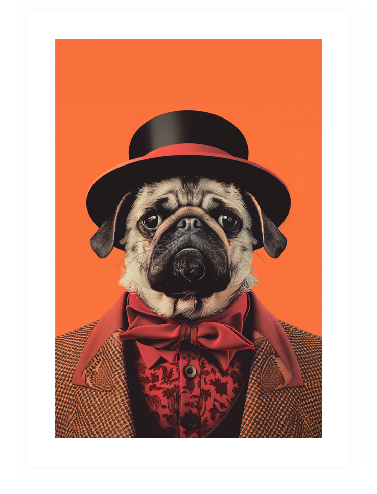 The Poker-Faced Pug