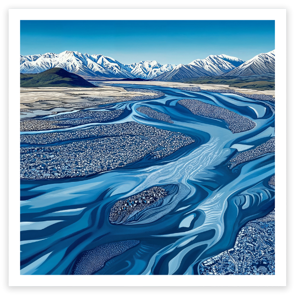 Rakaia Braided River - LIMITED EDITION